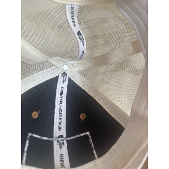 The North Face Brown & White Mesh Trucker Hat Snapback Fine Alpine Equipment - Picture 6 of 6